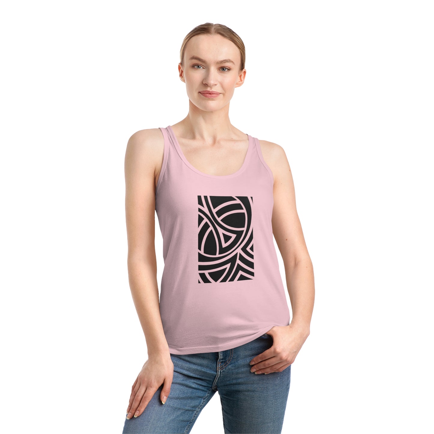 Women's Dreamer 100% Organic Cotton Tank Top (Design 4)