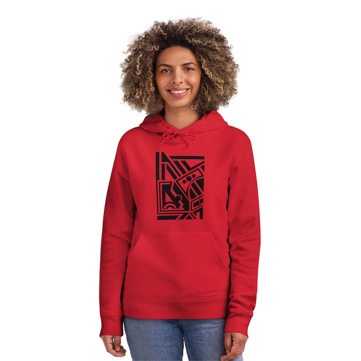 Unisex Drummer Hoodie (85% Organic Cotton and 15% Recycled Polyester) - Design 2