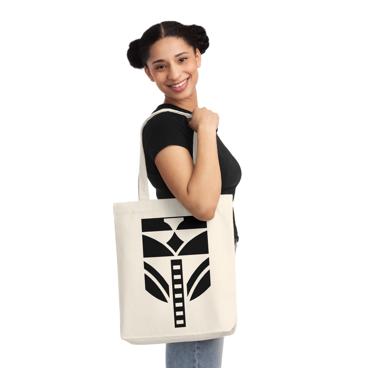 Woven Tote Bag (80% Recycled Cotton and 20% Recycled Polyester) - Design 8