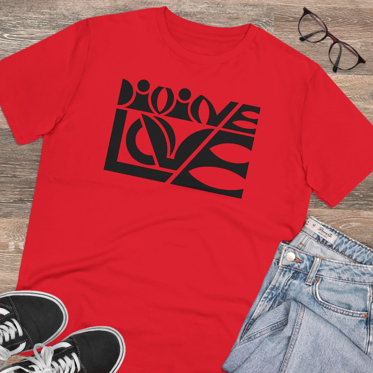 Unisex 100% Organic Cotton Creator T-shirt (Divine Love)