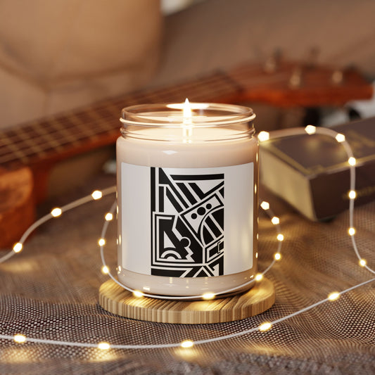 Soy Candle, 9oz (Design 2)