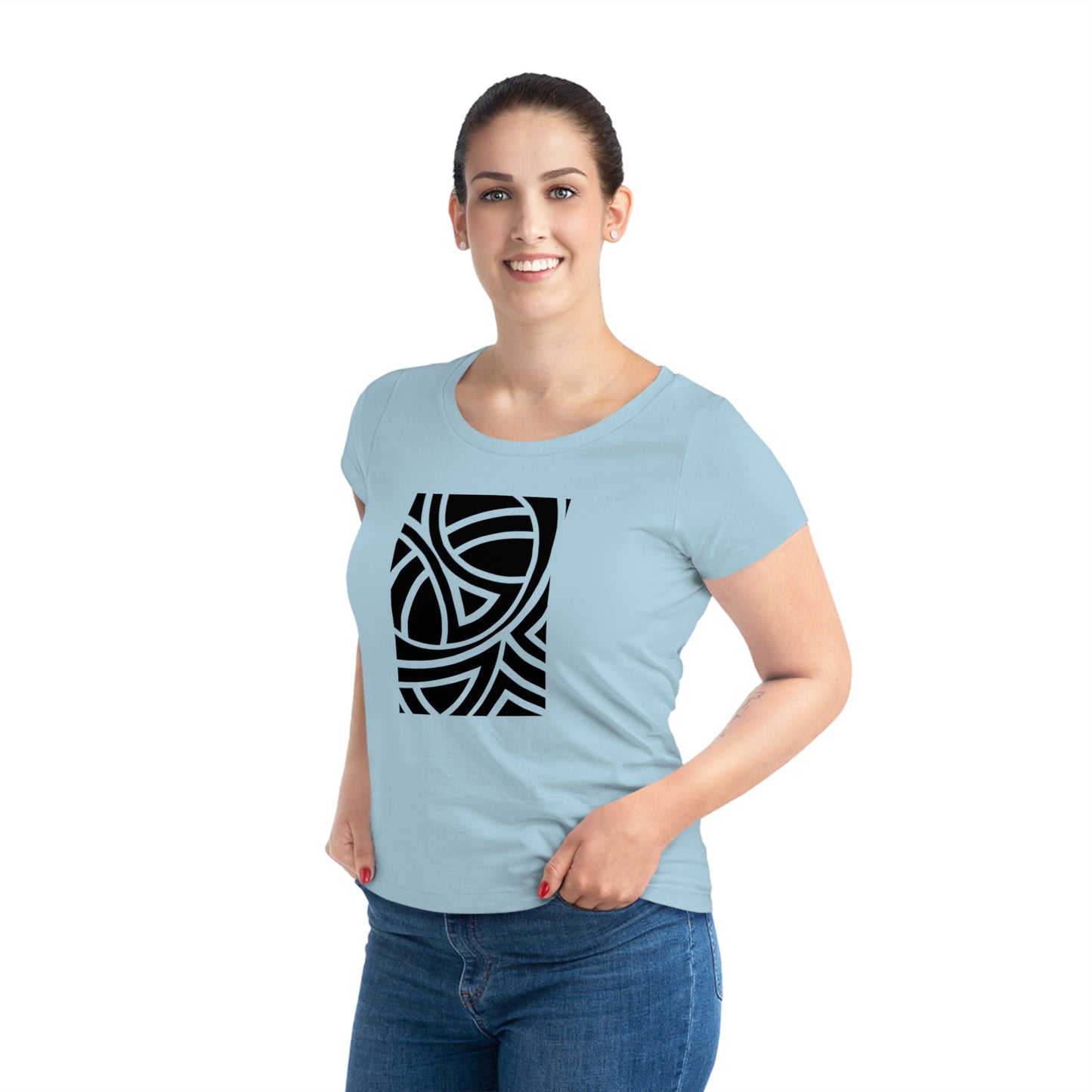 Women's Jazzer 100% Organic Cotton T-shirt (Design 4)