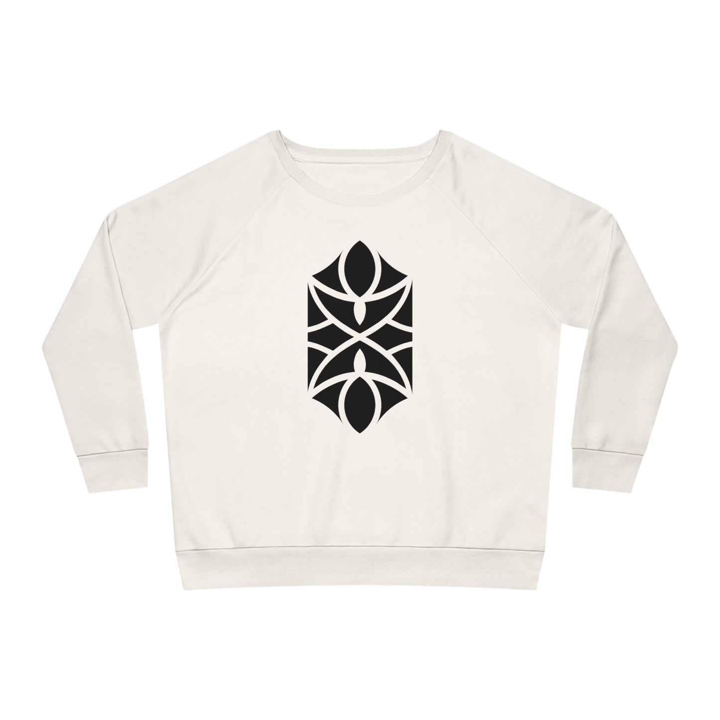 Women's Dazzler 85% Organic Cotton Relaxed Fit Sweatshirt (Design 18)