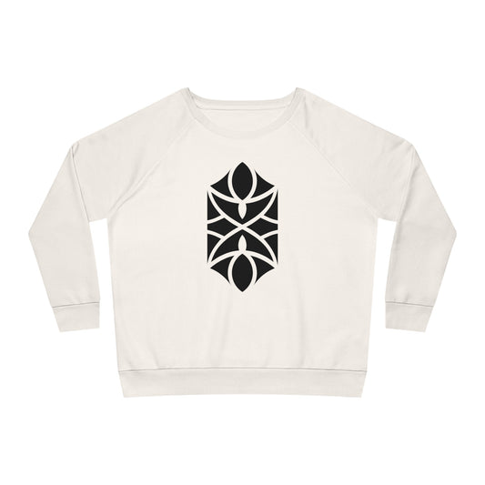 Women's Dazzler 85% Organic Cotton Relaxed Fit Sweatshirt (Design 18)