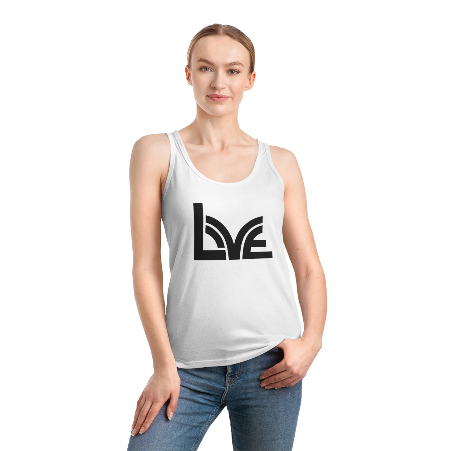 Women's Dreamer 100% Organic Cotton Tank Top (Love)