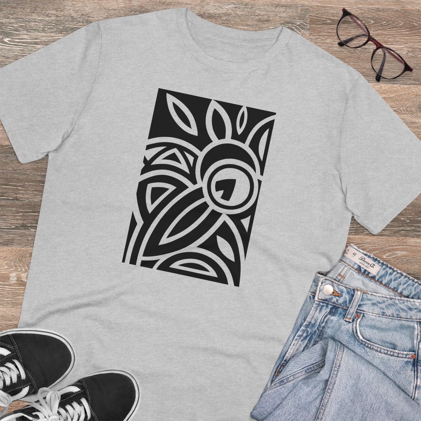 Unisex 100% Organic Cotton Creator T-shirt (Design 23)