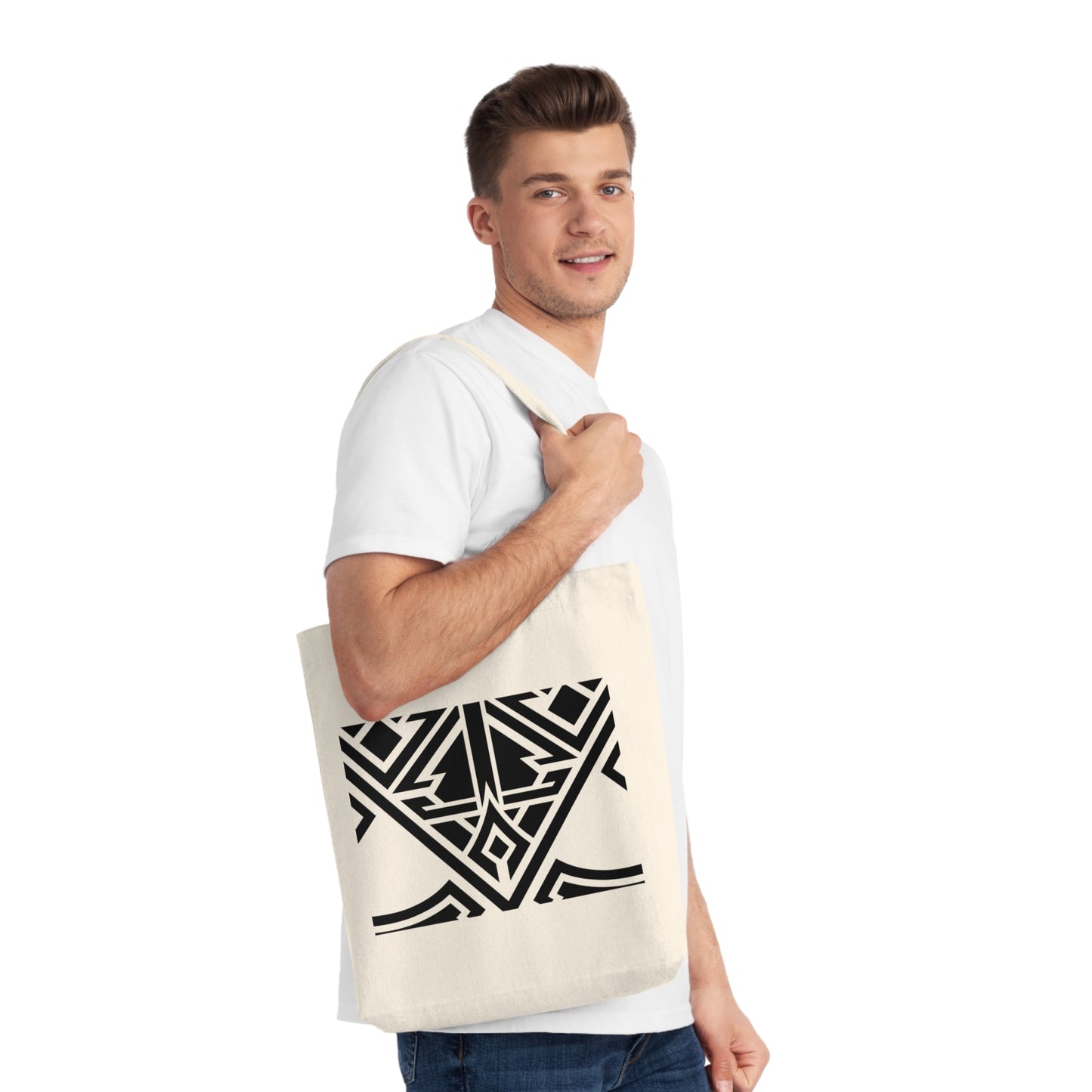 Woven Tote Bag (80% Recycled Cotton and 20% Recycled Polyester) - Design 20