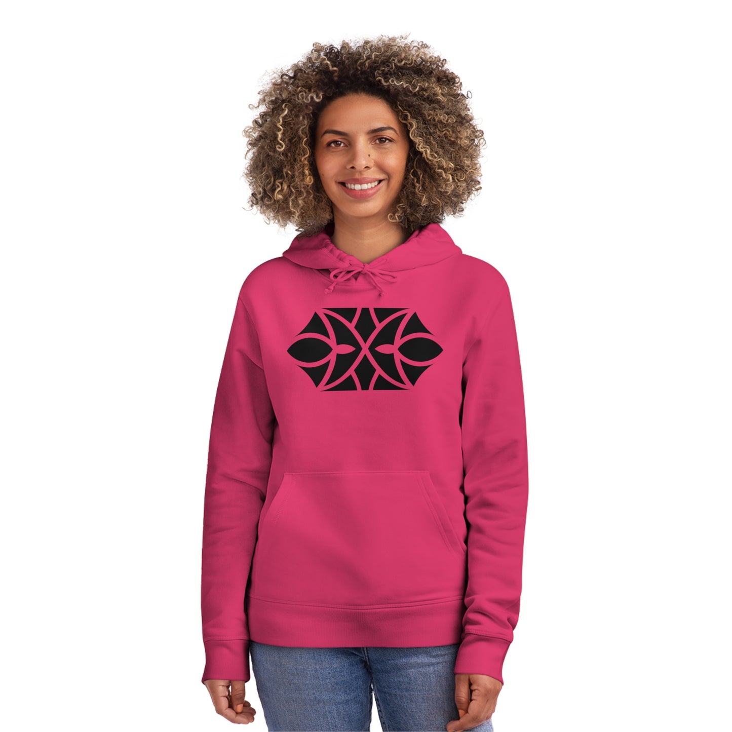 Unisex Drummer Hoodie (85% Organic Cotton and 15% Recycled Polyester) - Design 18 (2)