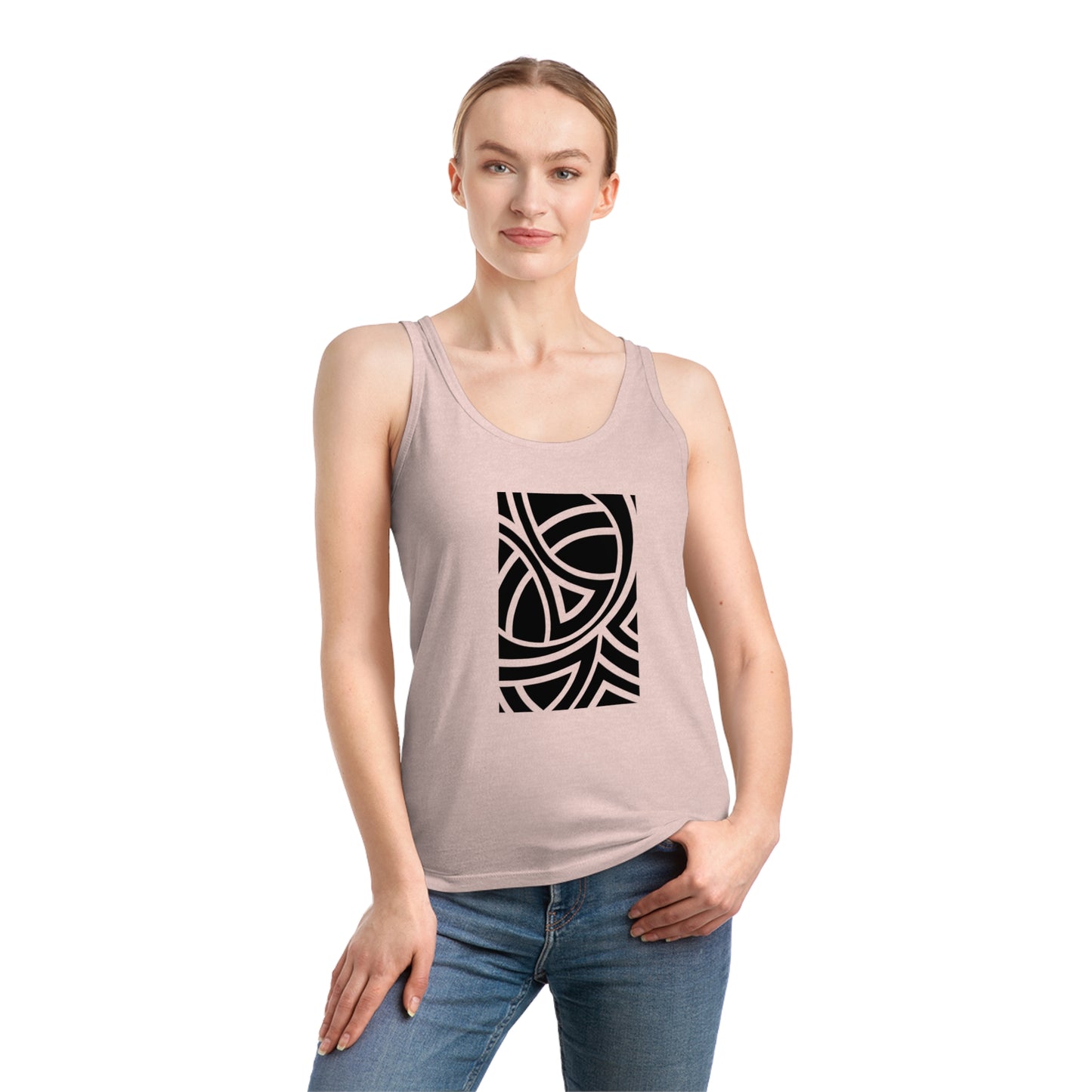 Women's Dreamer 100% Organic Cotton Tank Top (Design 4)