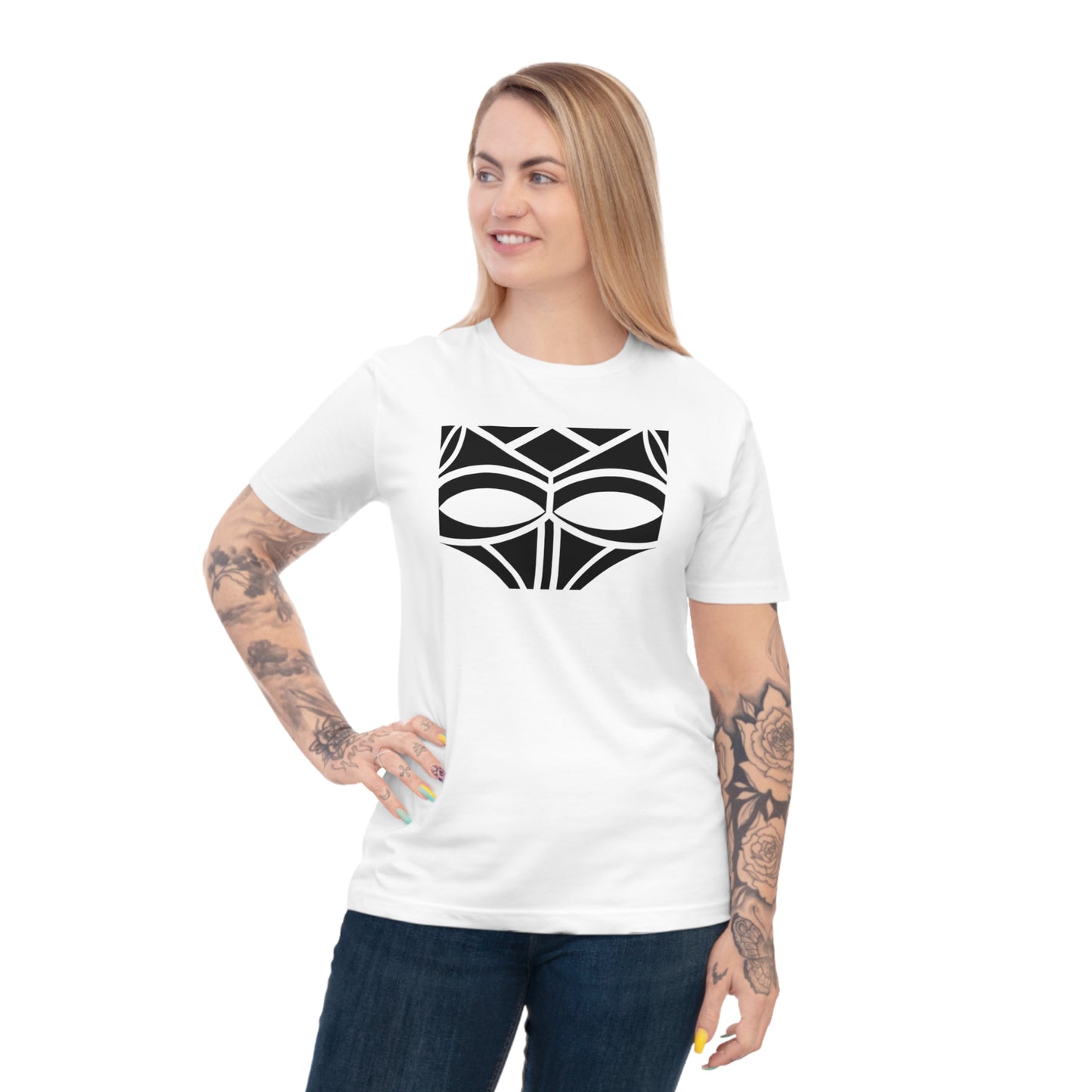 Unisex 100% Organic Cotton Classic Jersey T-shirt (Design 3)