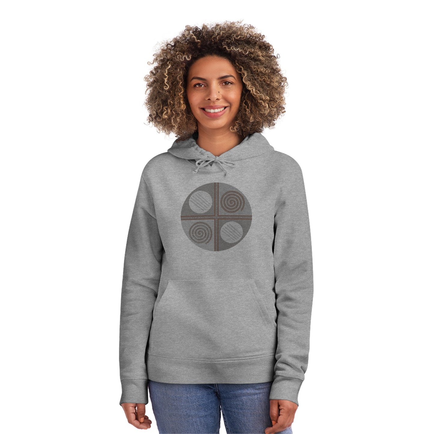 Unisex Drummer Hoodie (85% Organic Cotton and 15% Recycled Polyester) - Design 15