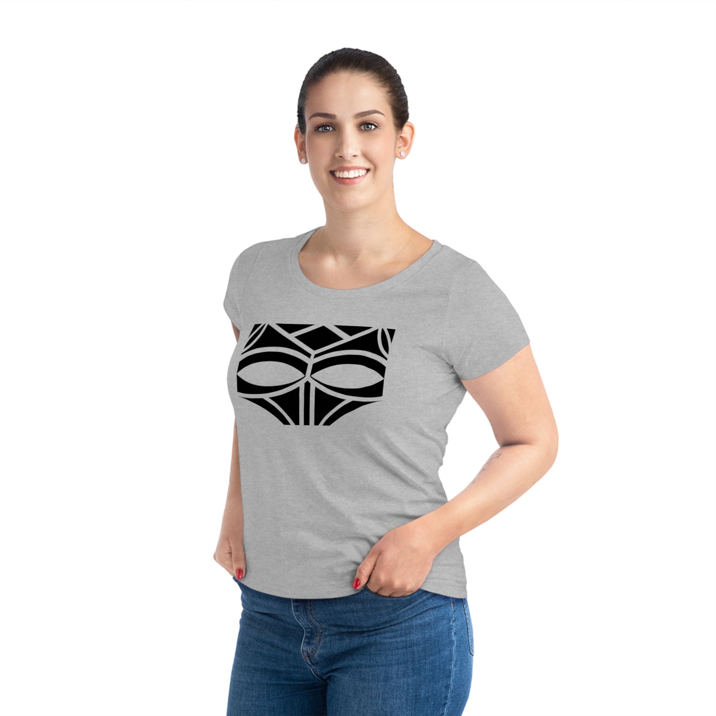 Women's Jazzer 100% Organic Cotton T-shirt (Design 3)