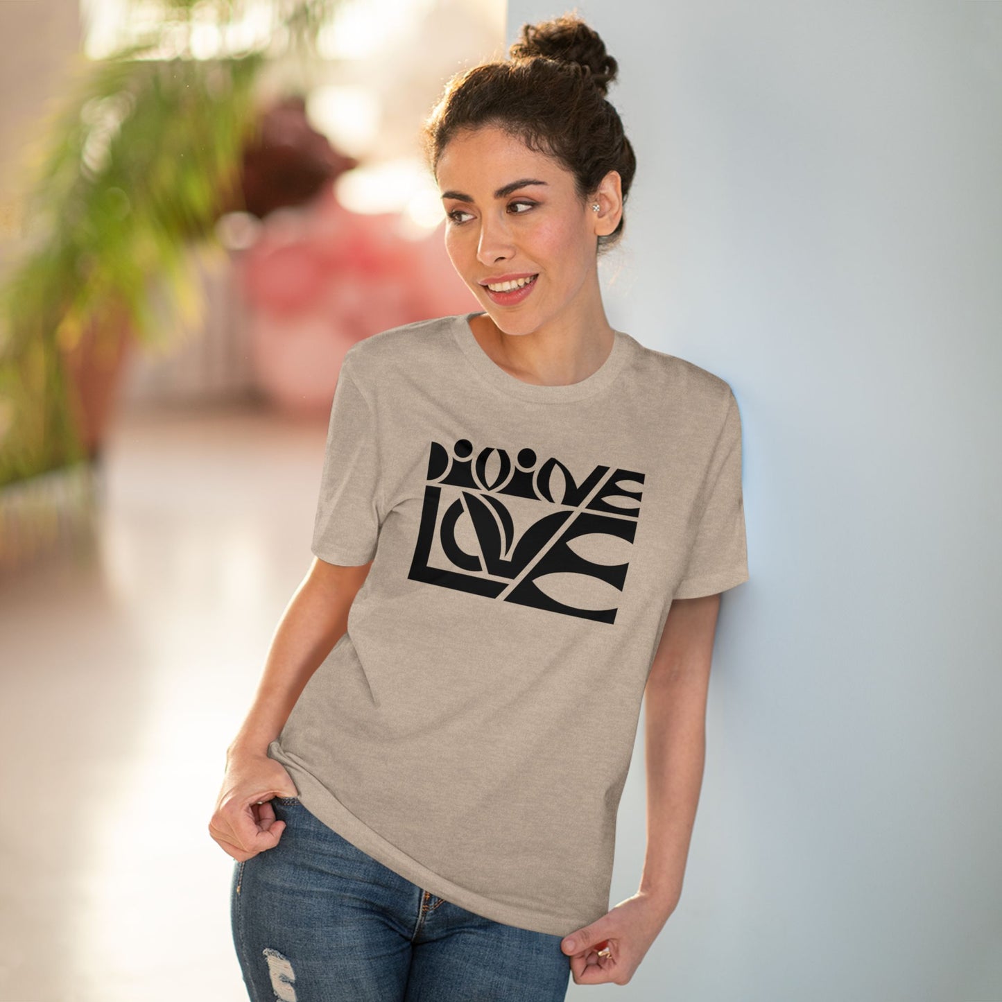 Unisex 100% Organic Cotton Creator T-shirt (Divine Love)