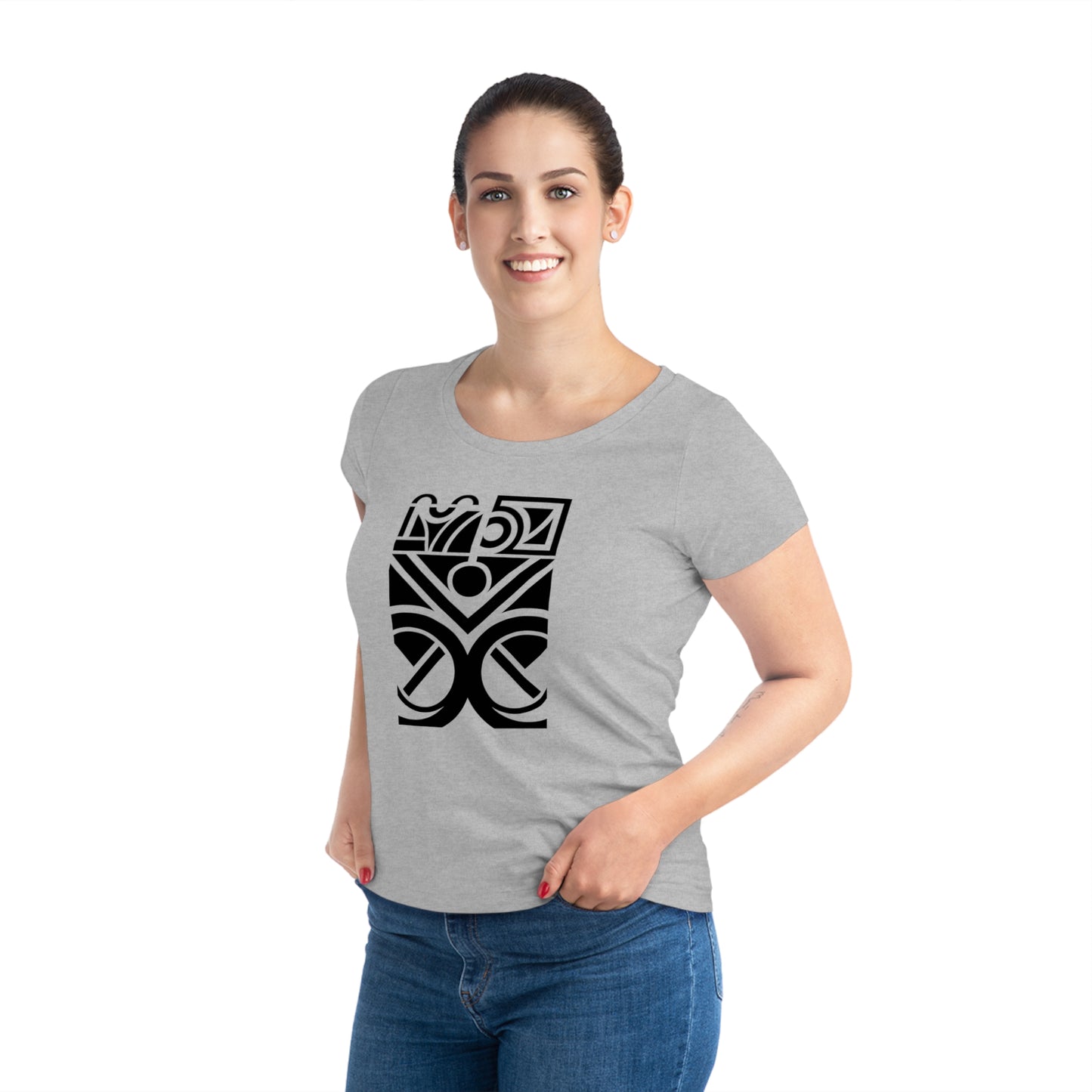 Women's Jazzer 100% Organic Cotton T-shirt (Design 27)