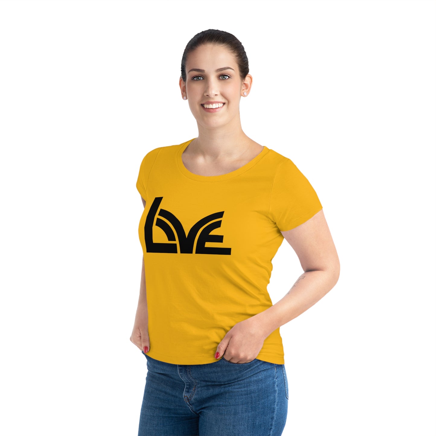 Women's Jazzer 100% Organic Cotton T-shirt (Love)