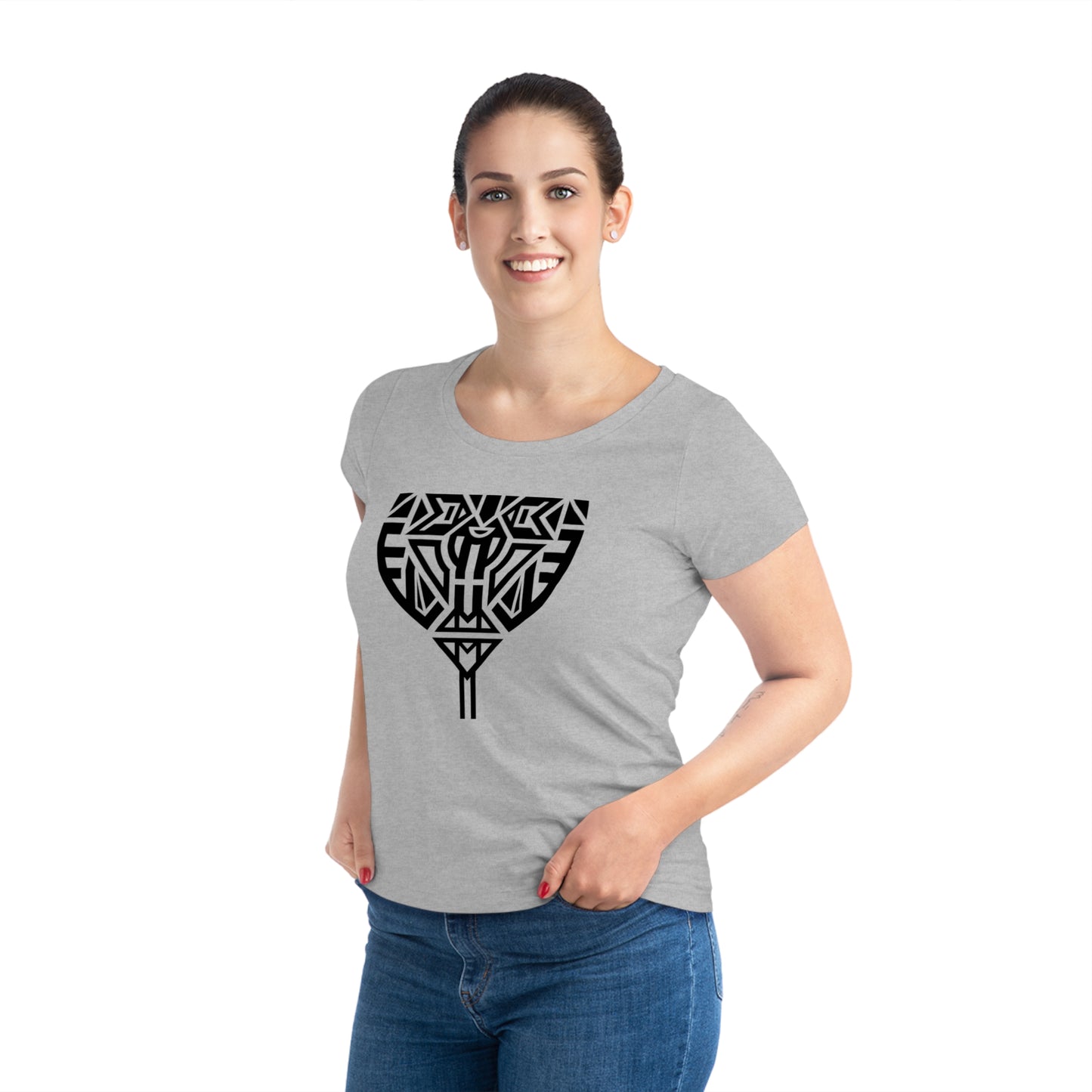 Women's Jazzer 100% Organic Cotton T-shirt (Design 10)