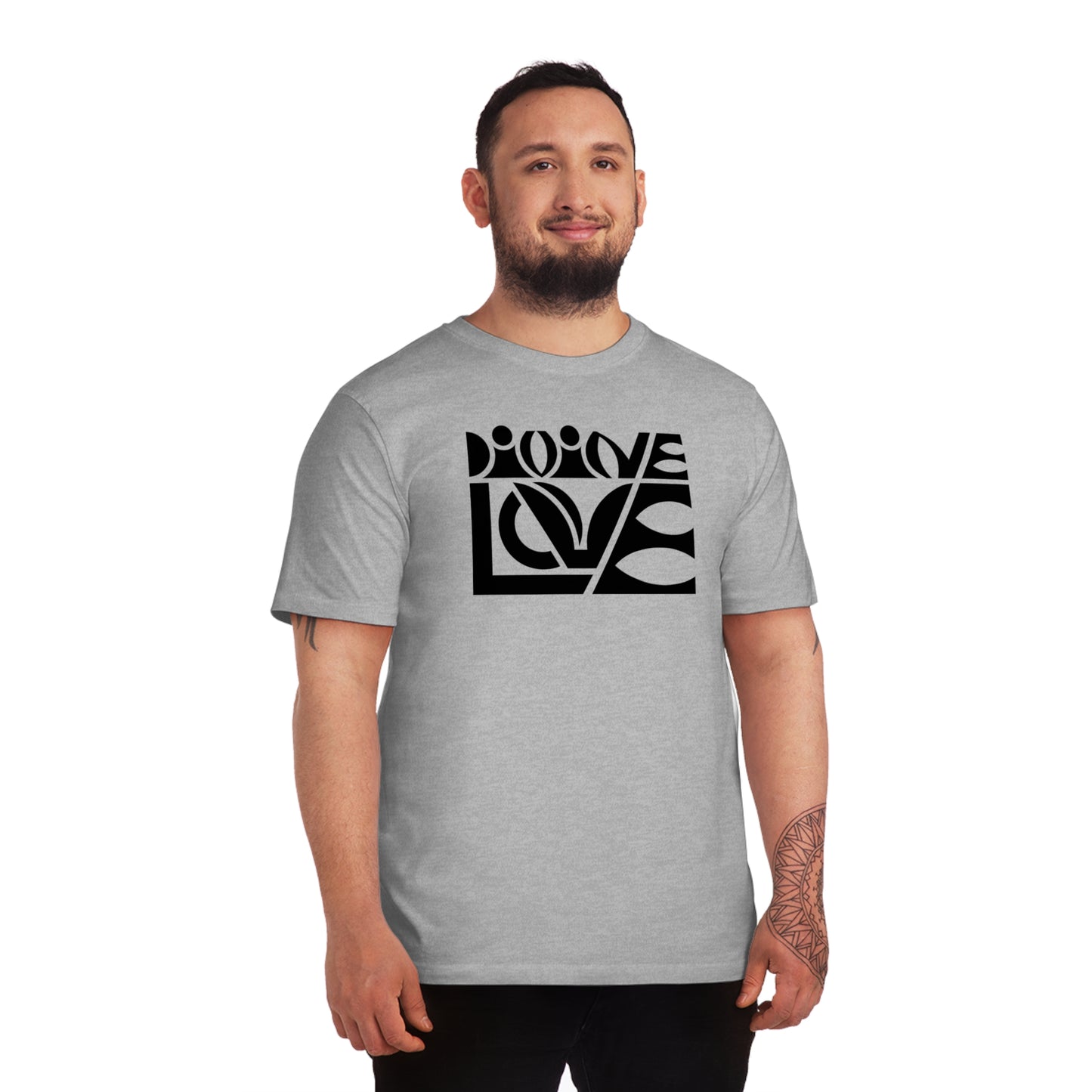 Men's Sparker 100% Organic Cotton T-shirt (Divine Love)