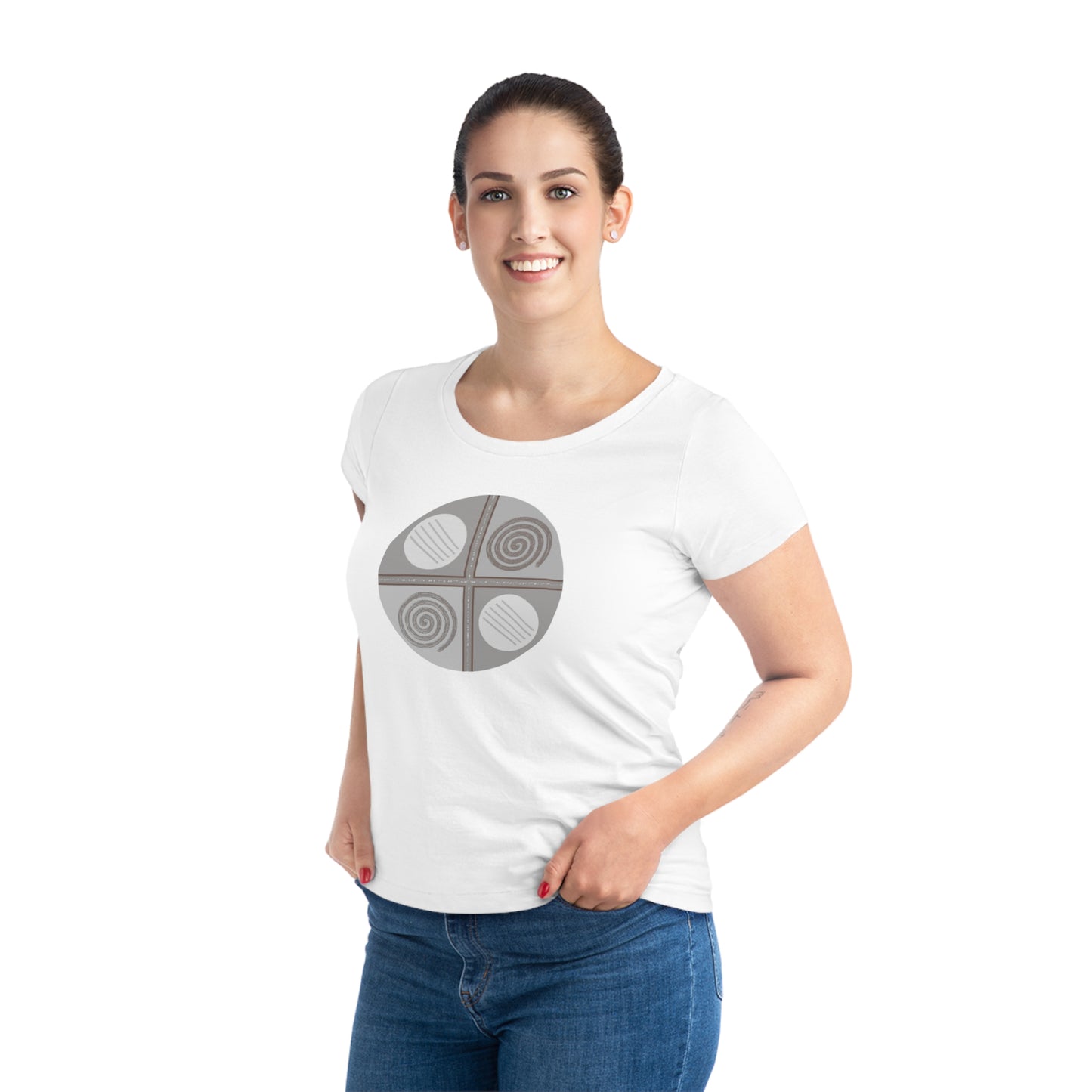 Women's Jazzer 100% Organic Cotton T-shirt (Design 15)