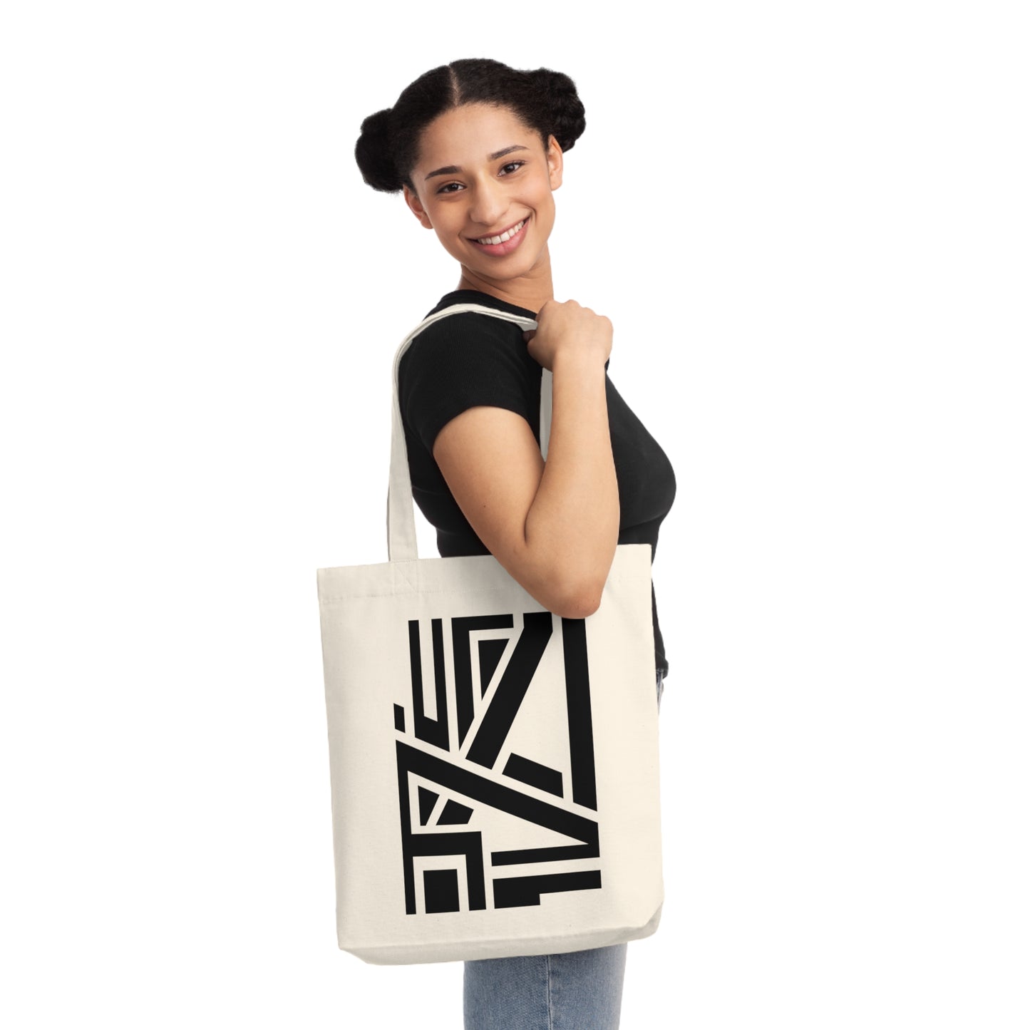 Woven Tote Bag (80% Recycled Cotton and 20% Recycled Polyester) - Design 22