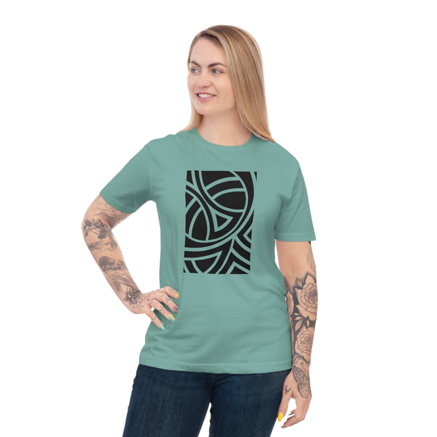 Unisex 100% Organic Cotton Classic Jersey T-shirt (Design 4)