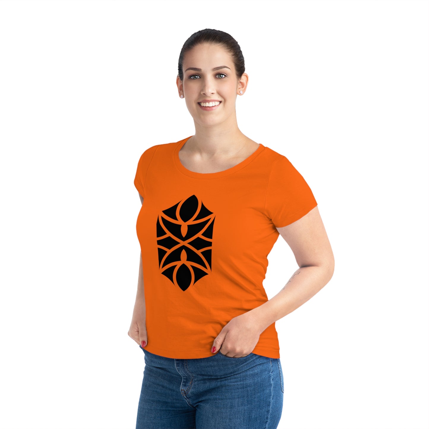 Women's Jazzer 100% Organic Cotton T-shirt (Design 18)