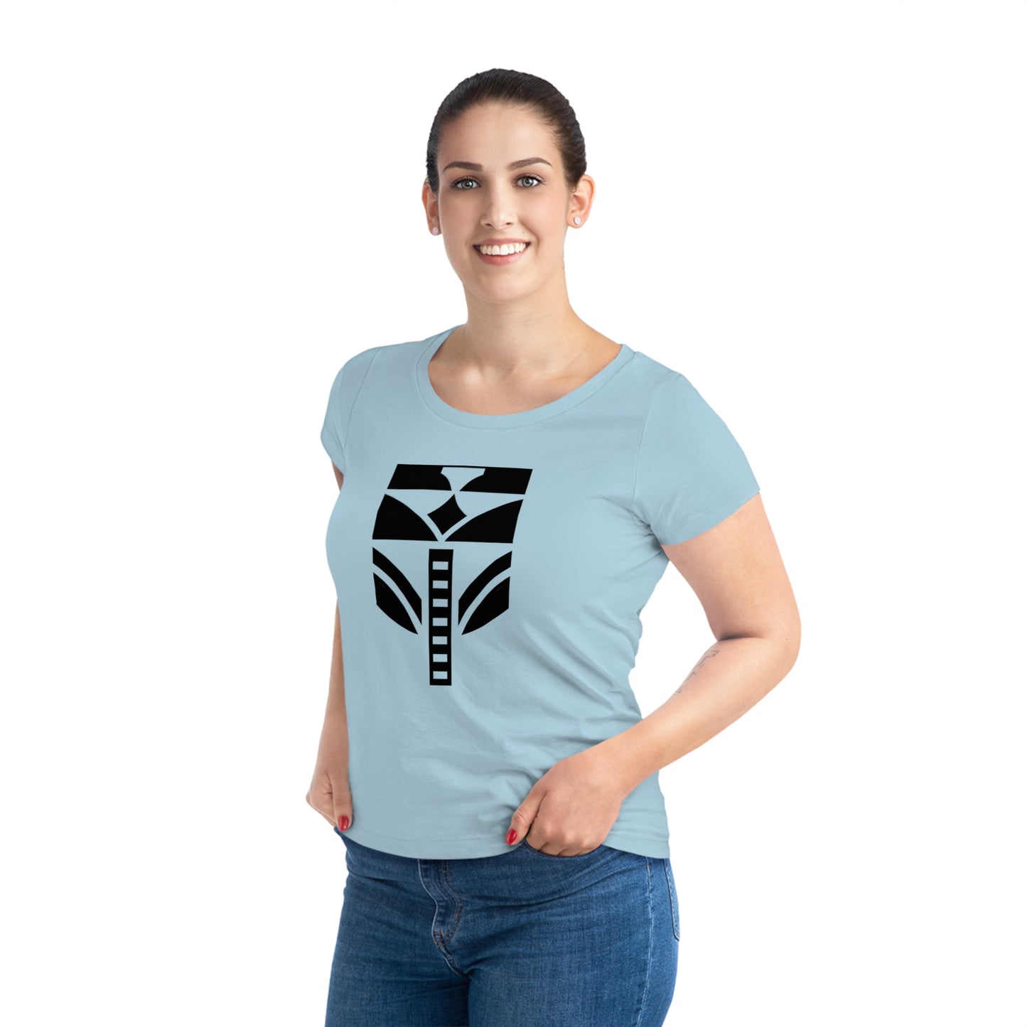 Women's Jazzer 100% Organic Cotton T-shirt (Design 8)