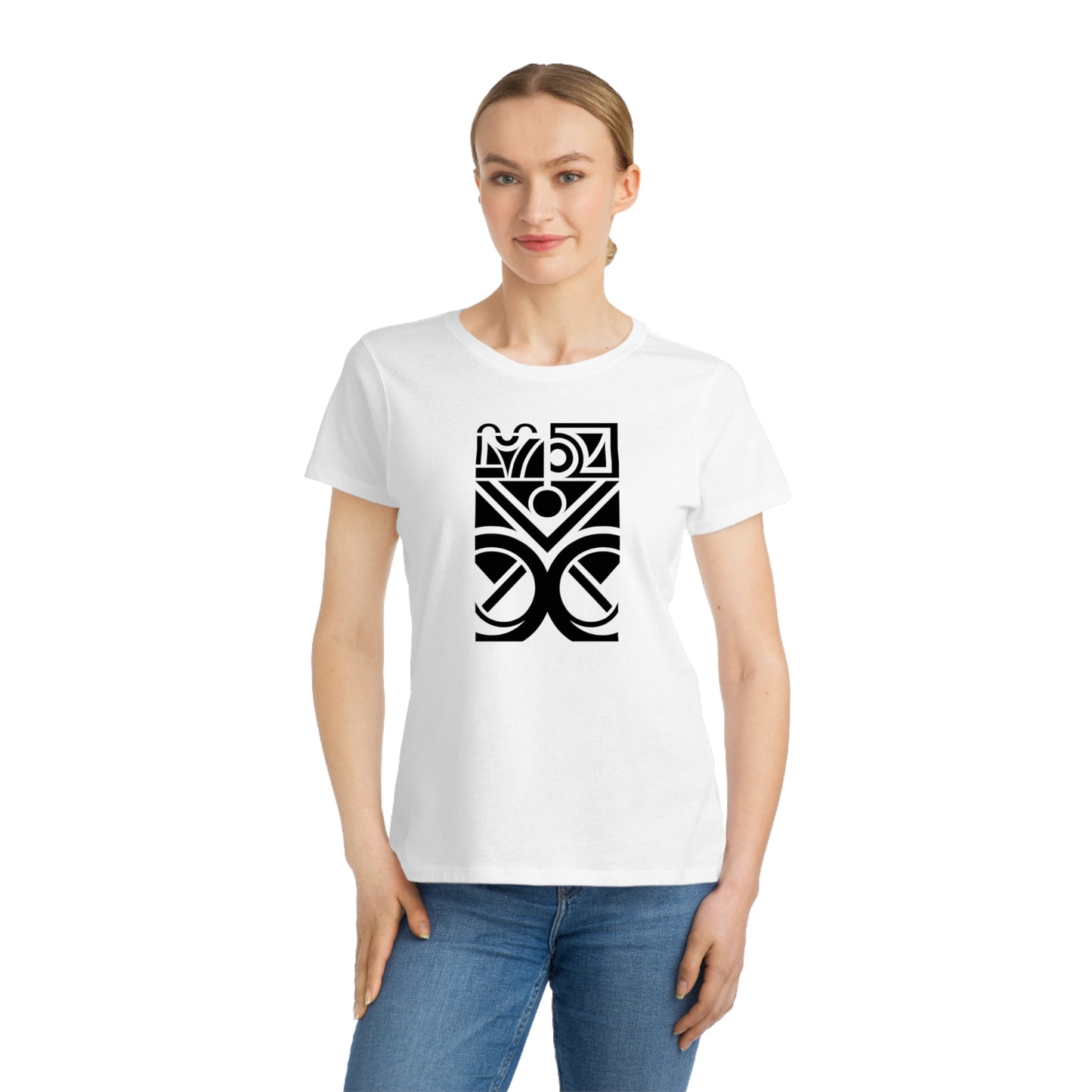 Women's Classic 100% Organic Cotton T-Shirt (Design 27)