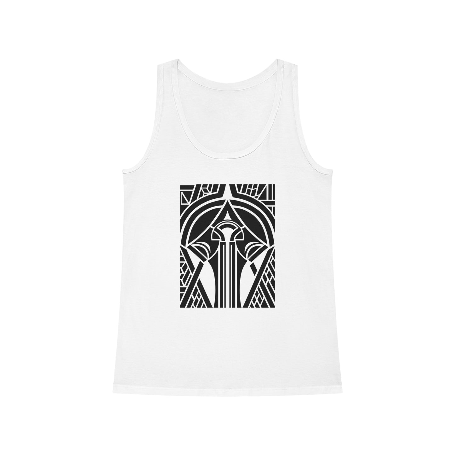 Women's Dreamer 100% Organic Cotton Tank Top (Design 25[2])