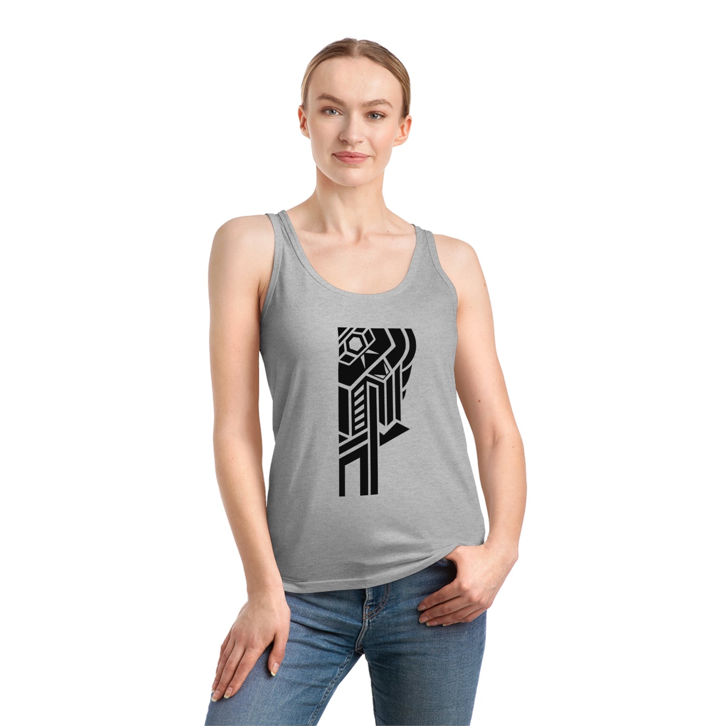 Women's Dreamer 100% Organic Cotton Tank Top (Design 28)