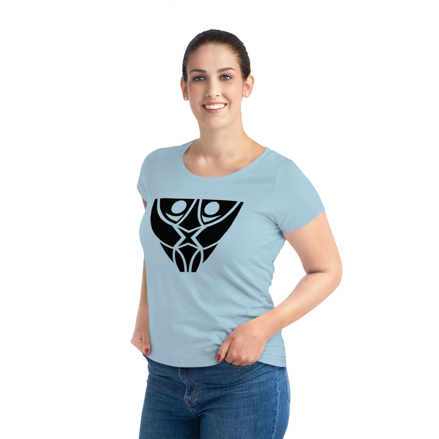 Women's Jazzer 100% Organic Cotton T-shirt (Design 19)