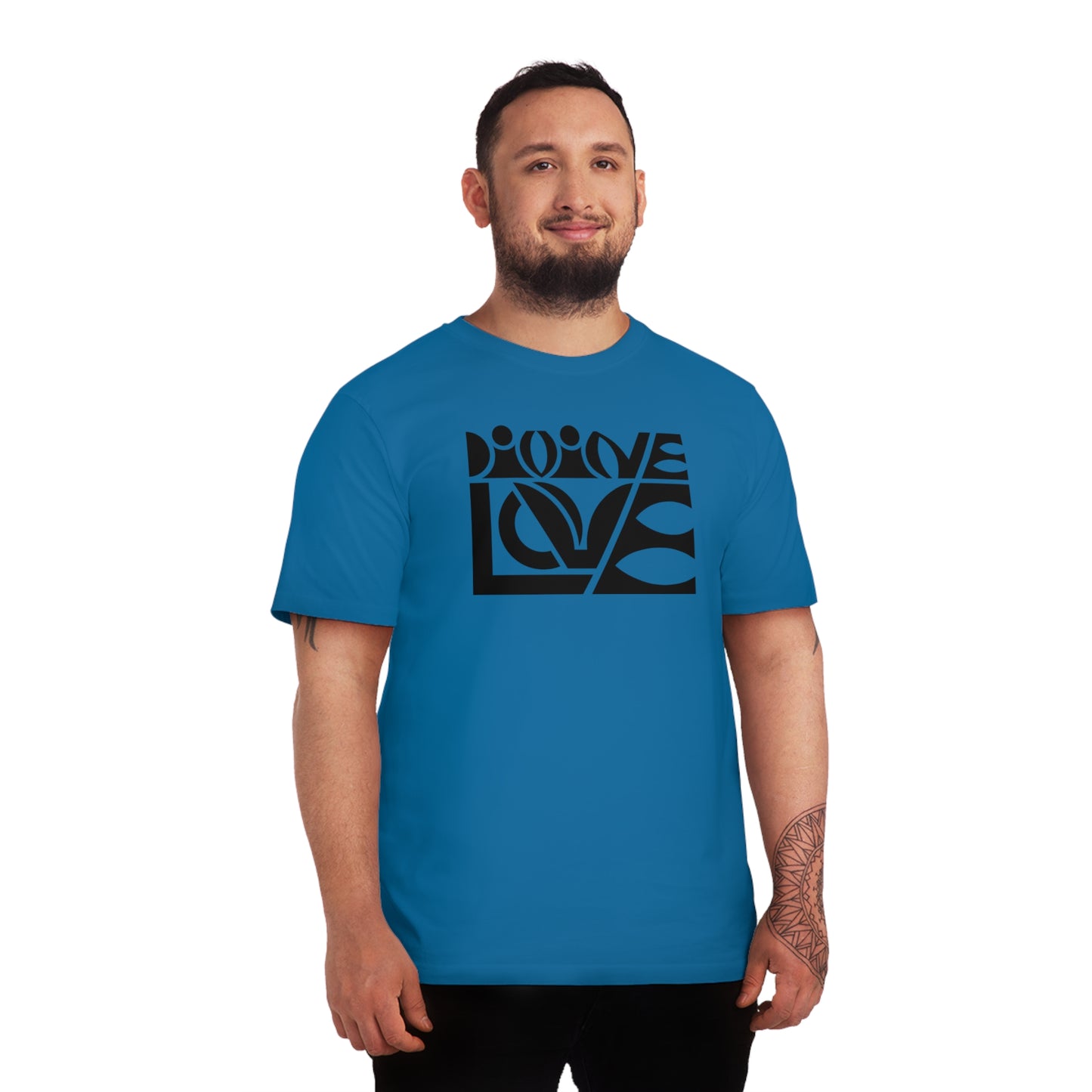 Men's Sparker 100% Organic Cotton T-shirt (Divine Love)