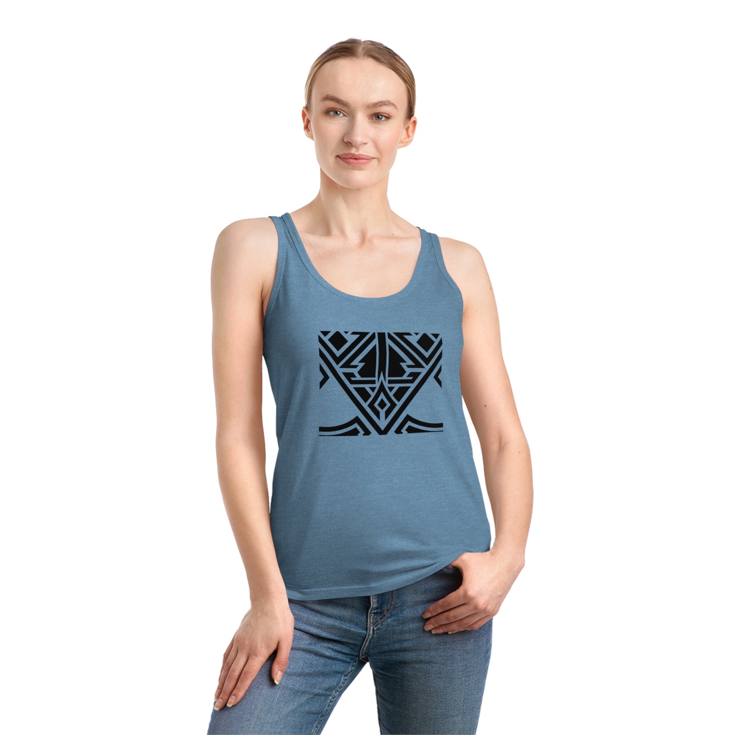 Women's Dreamer 100% Organic Cotton Tank Top (Design 20)