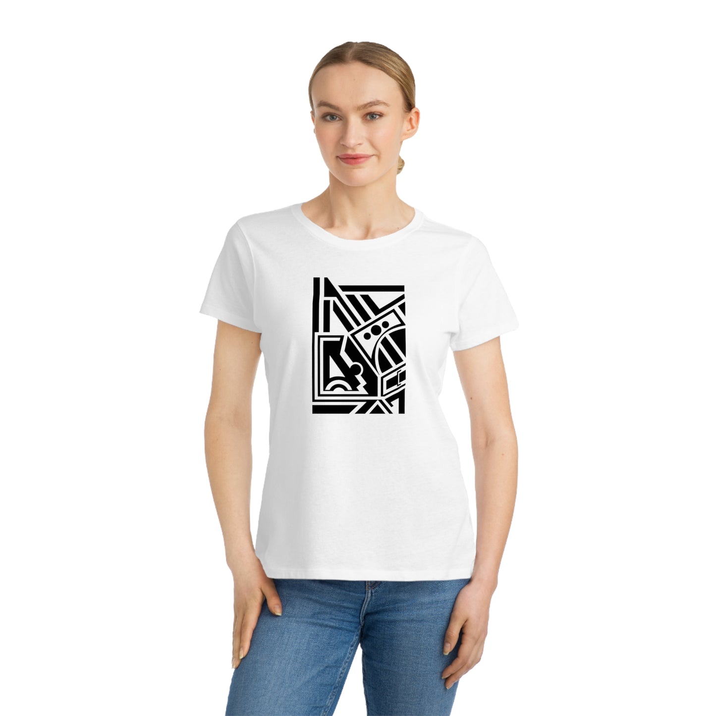 Women's Classic 100% Organic Cotton T-Shirt (Design 2)