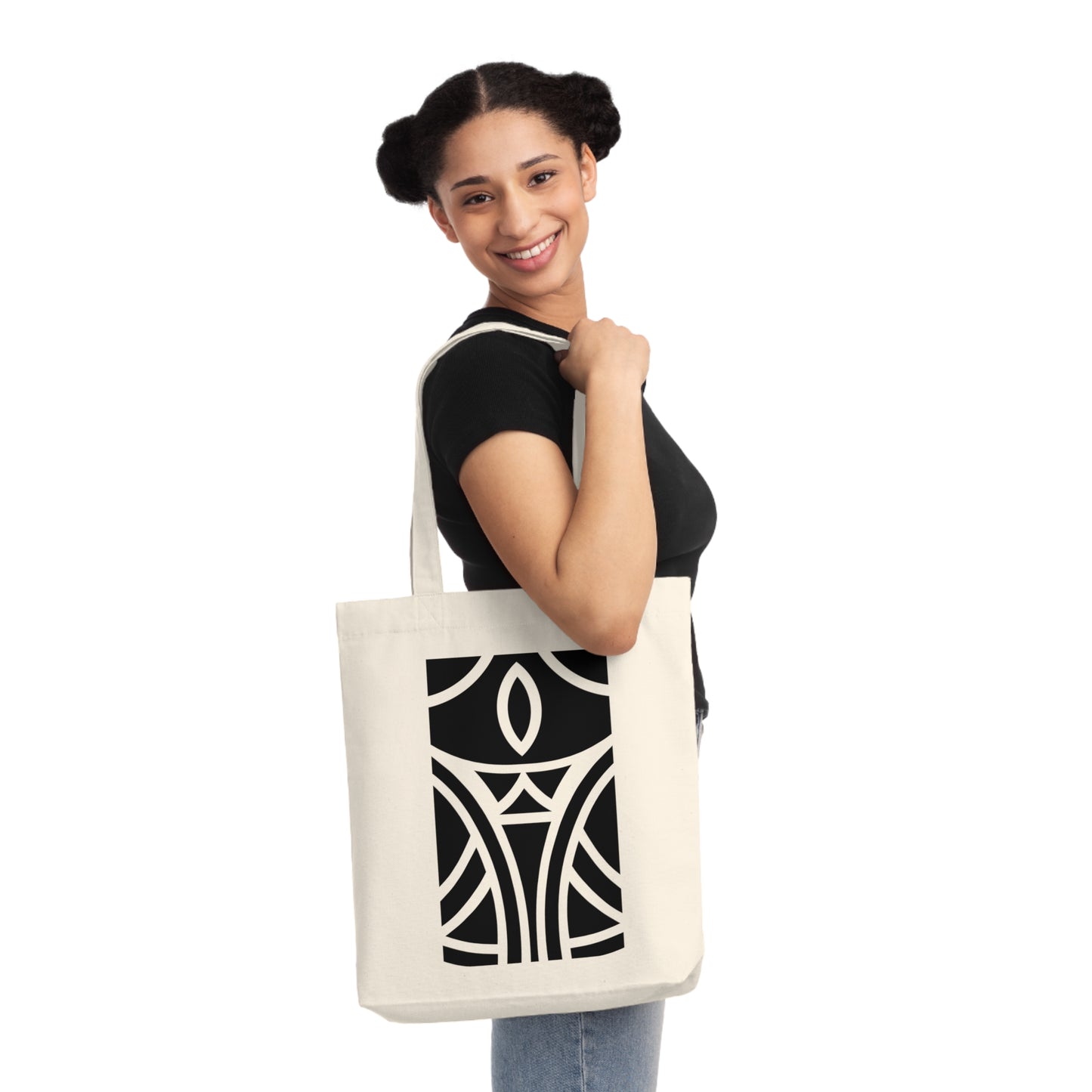 Woven Tote Bag (80% Recycled Cotton and 20% Recycled Polyester) - Design 12