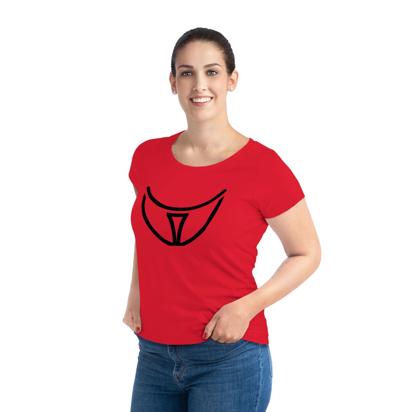 Women's Jazzer 100% Organic Cotton T-shirt (Design 21)