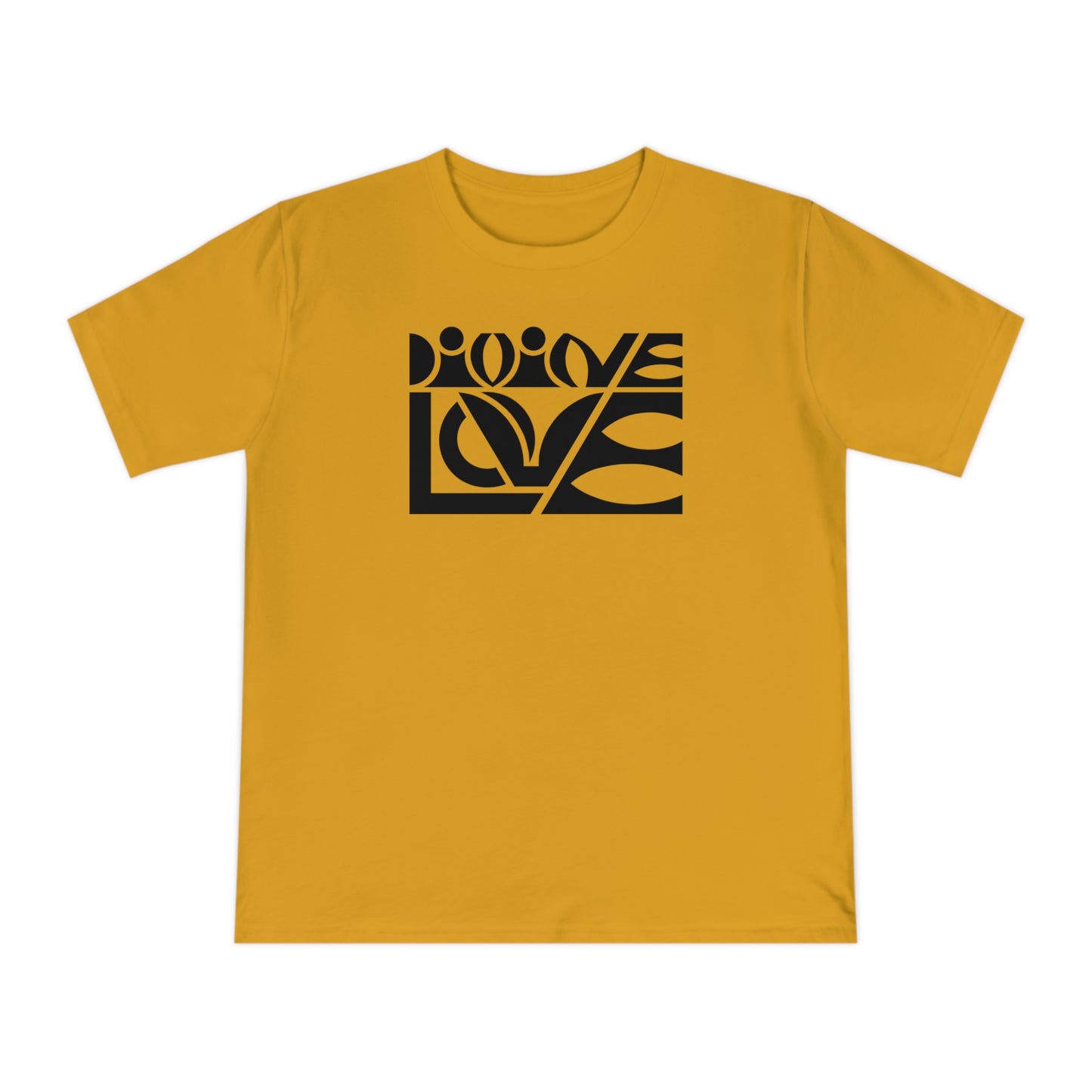 Unisex 100% Organic Cotton Classic Jersey T-shirt (Divine Love)