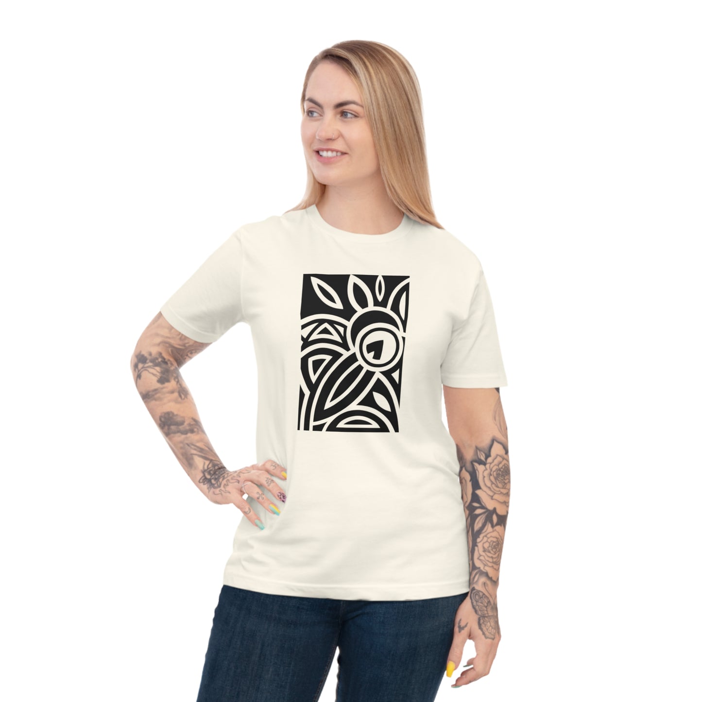 Unisex 100% Organic Cotton Classic Jersey T-shirt (Design 23)