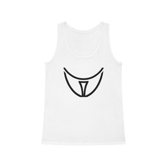 Women's Dreamer 100% Organic Cotton Tank Top (Design 21)