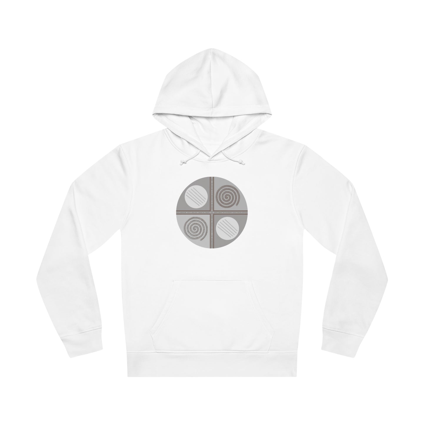 Unisex Drummer Hoodie (85% Organic Cotton and 15% Recycled Polyester) - Design 15