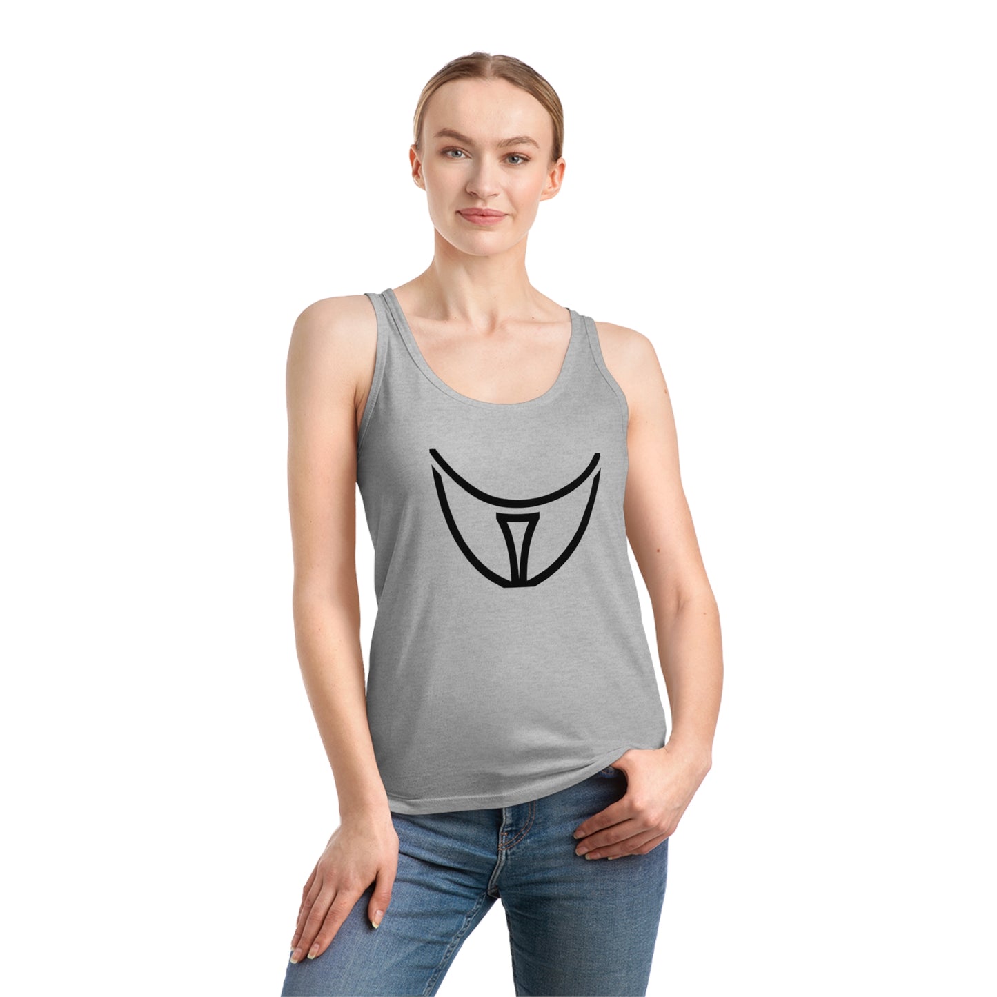 Women's Dreamer 100% Organic Cotton Tank Top (Design 21)