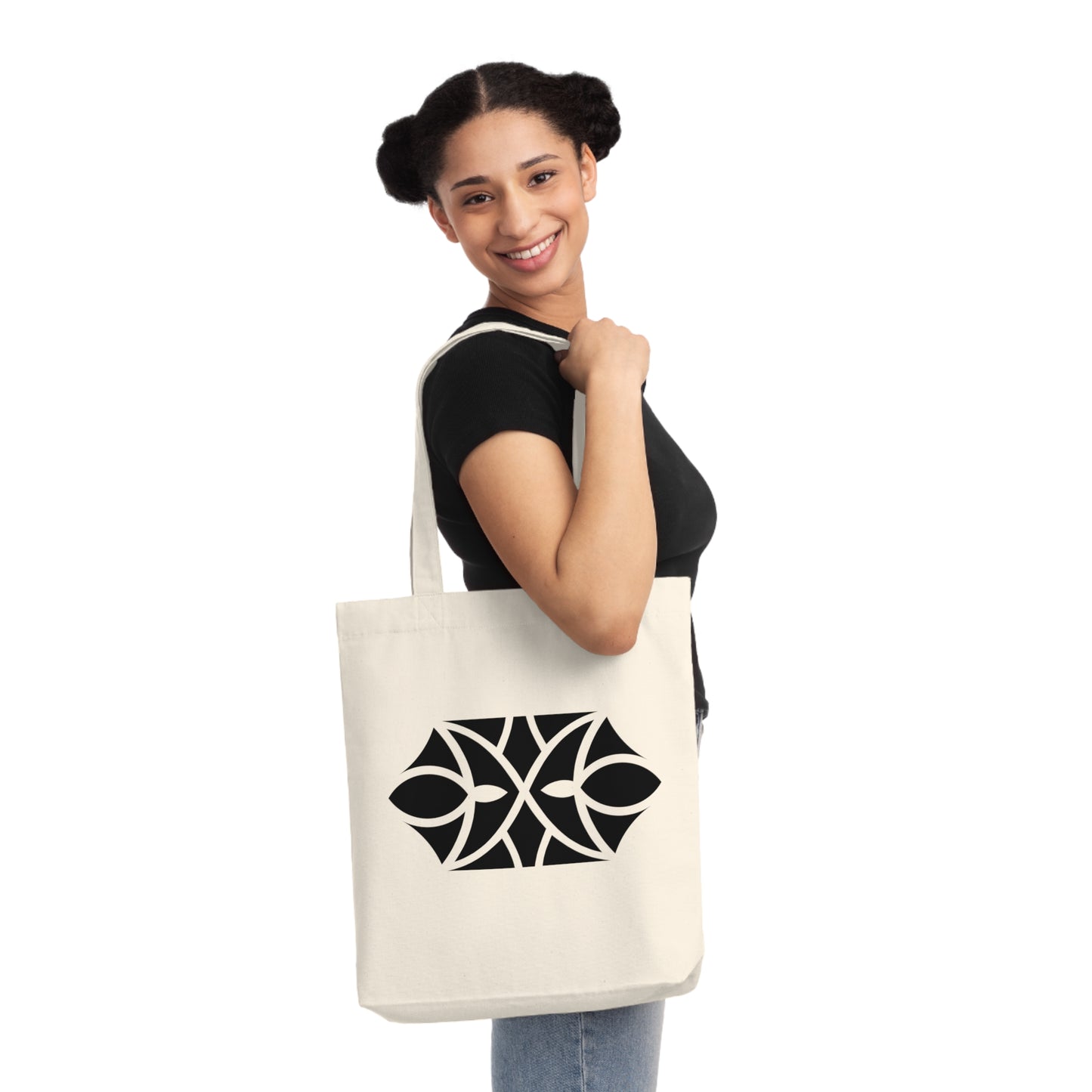 Woven Tote Bag (80% Recycled Cotton and 20% Recycled Polyester) - Design 18 (2)