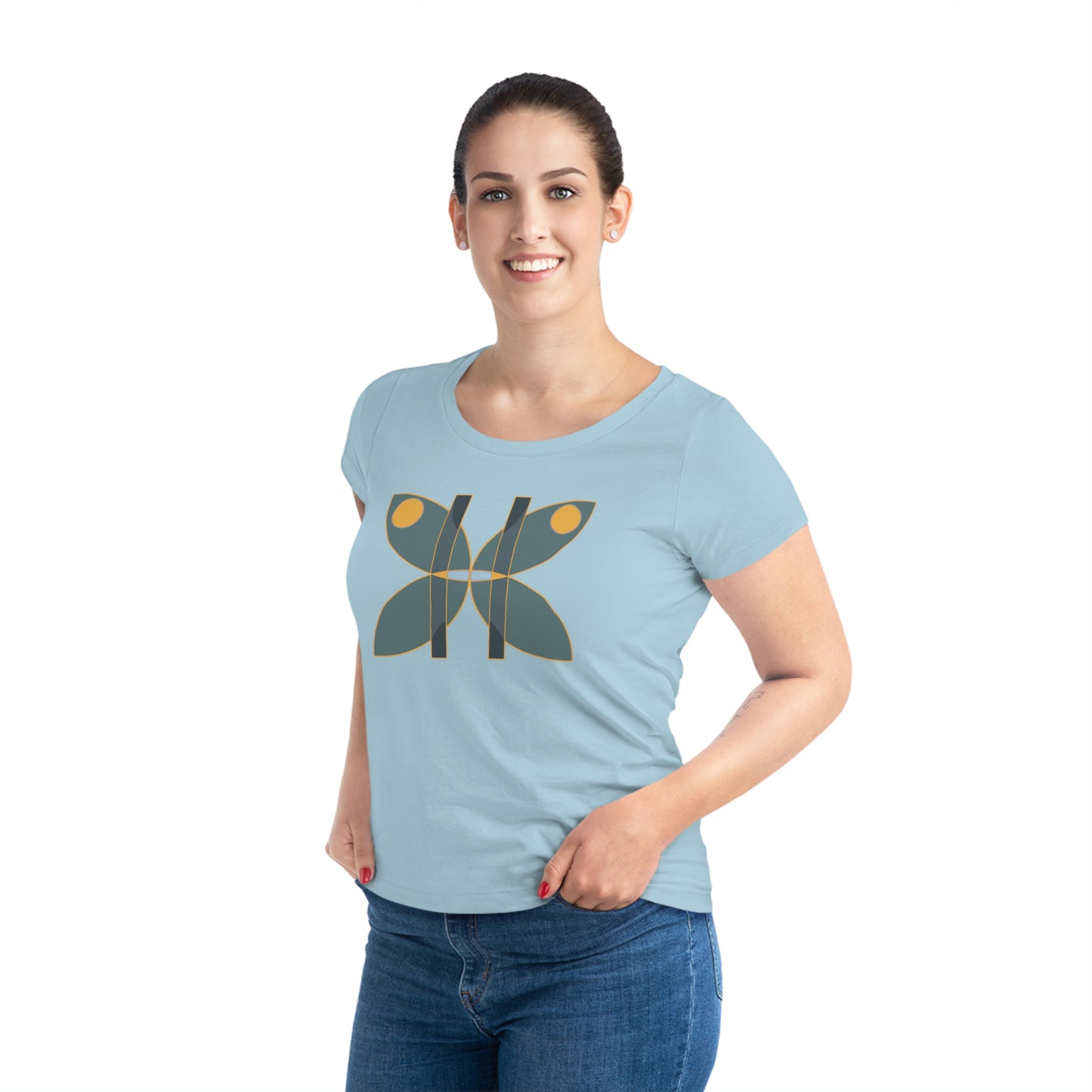 Women's Jazzer 100% Organic Cotton T-shirt (Design 14)