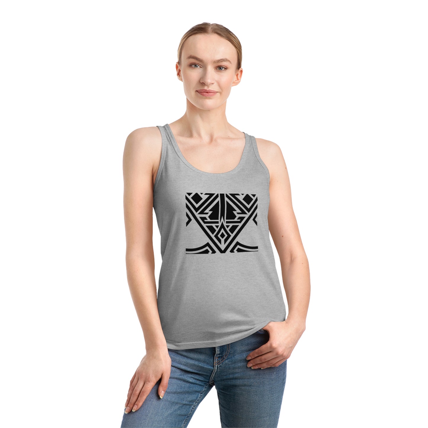 Women's Dreamer 100% Organic Cotton Tank Top (Design 20)