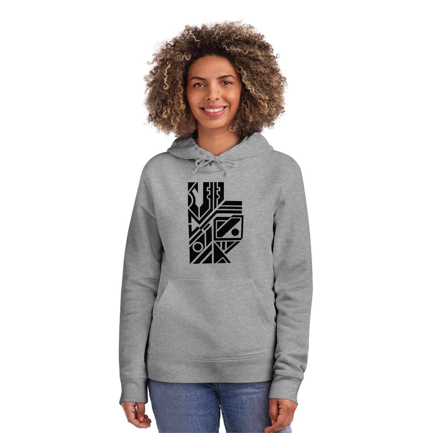 Unisex Drummer Hoodie (85% Organic Cotton and 15% Recycled Polyester) - Design 6