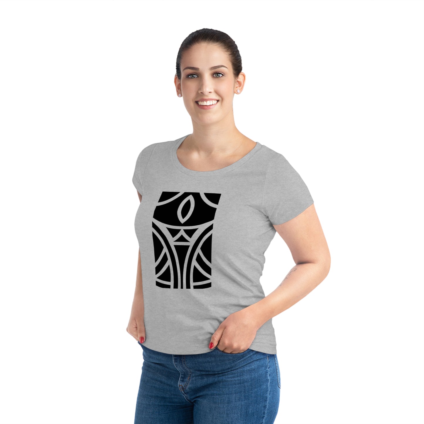 Women's Jazzer 100% Organic Cotton T-shirt (Design 12)