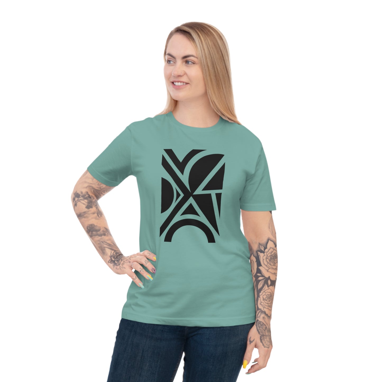 Unisex 100% Organic Cotton Classic Jersey T-shirt (Design 5)