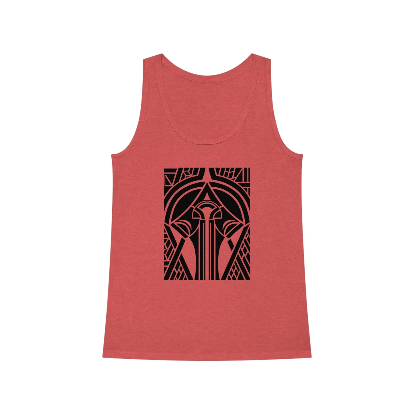 Women's Dreamer 100% Organic Cotton Tank Top (Design 25[2])