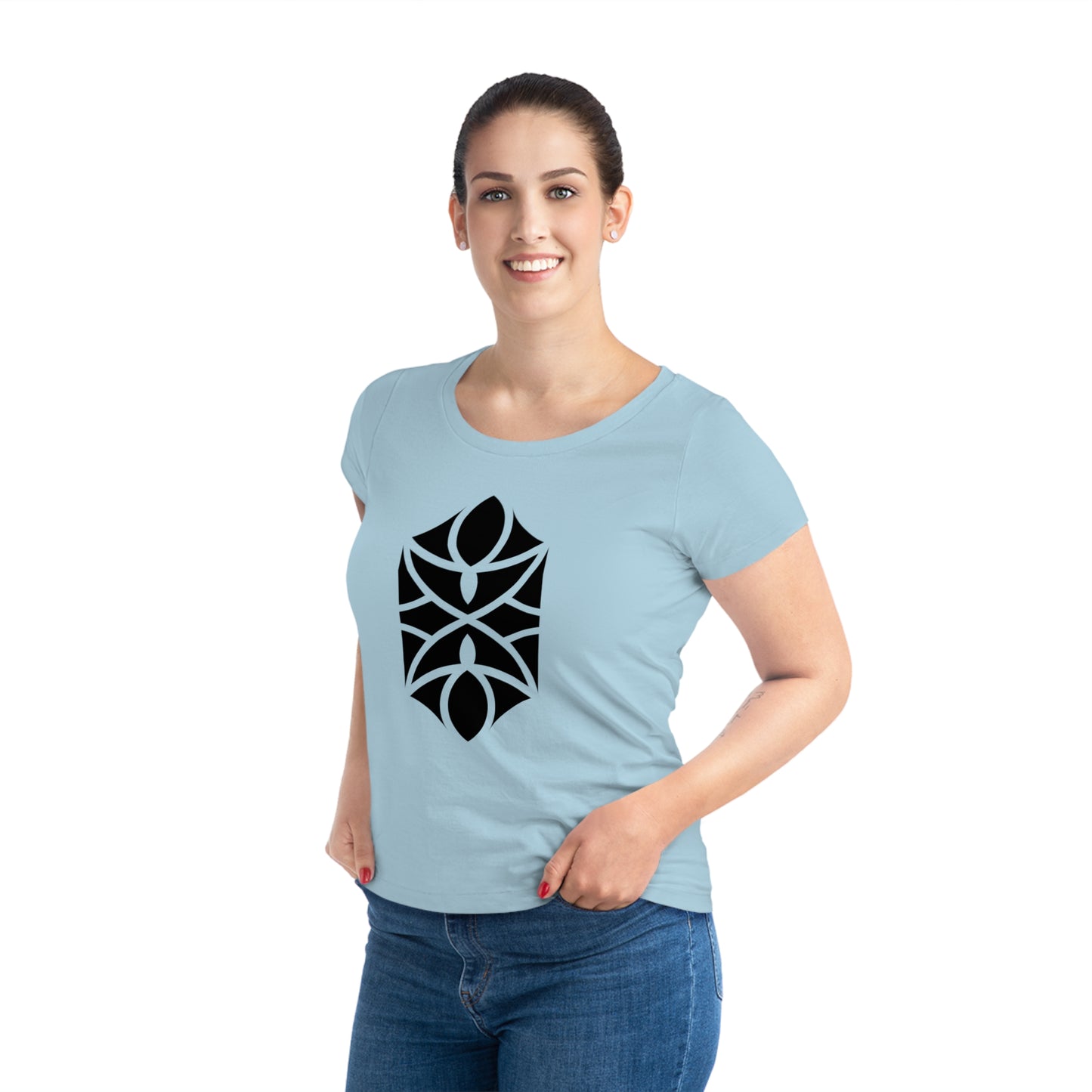 Women's Jazzer 100% Organic Cotton T-shirt (Design 18)