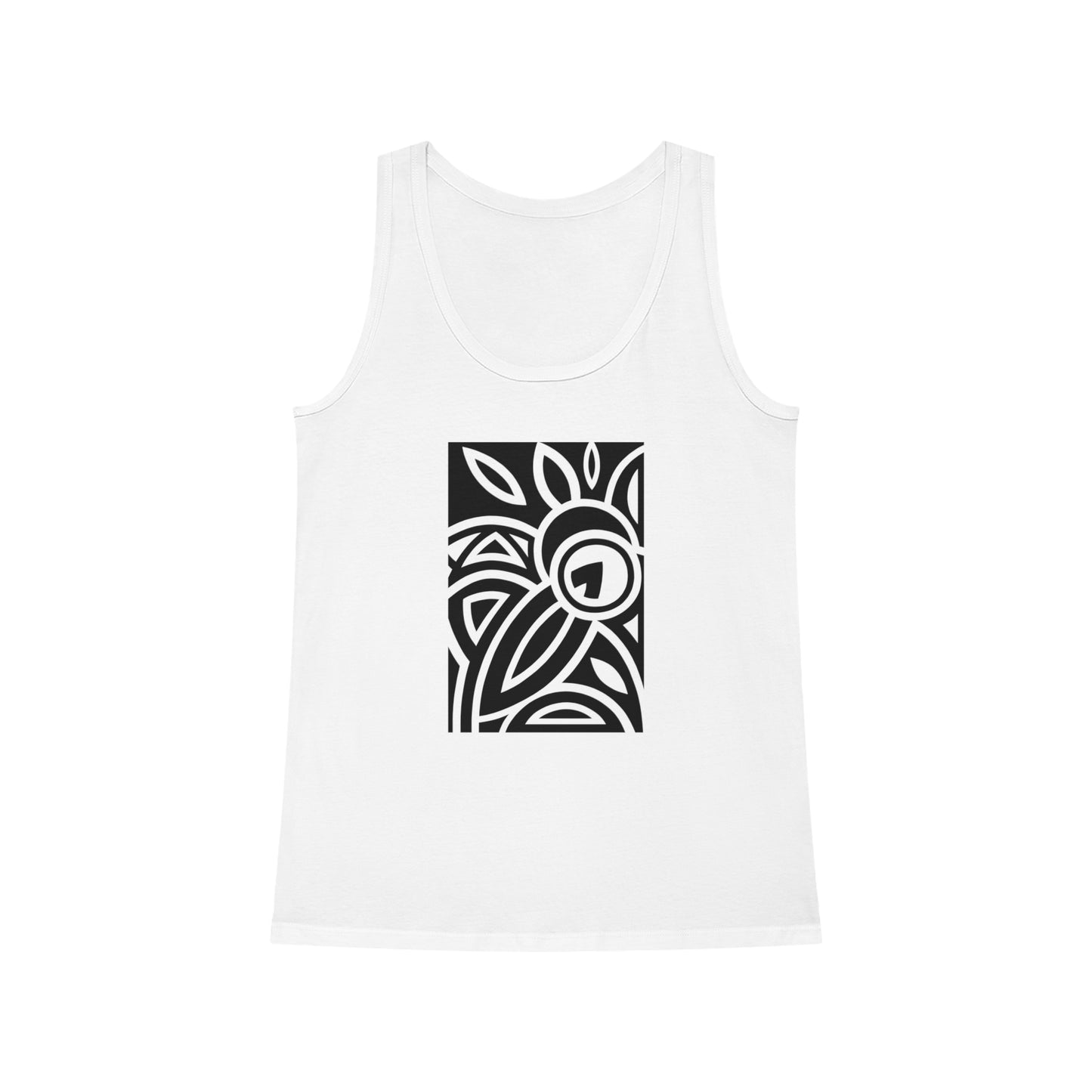 Women's Dreamer 100% Organic Cotton Tank Top (Design 23)