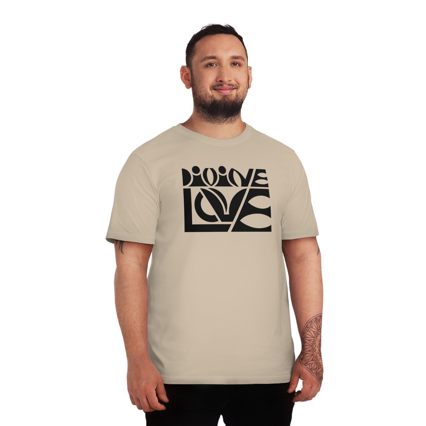 Men's Sparker 100% Organic Cotton T-shirt (Divine Love)